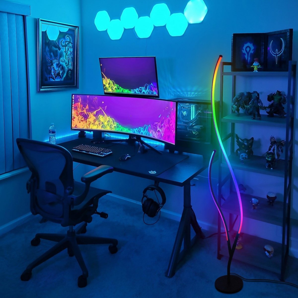 Color Ripple Floor LED Lamp - Cosas y Punto