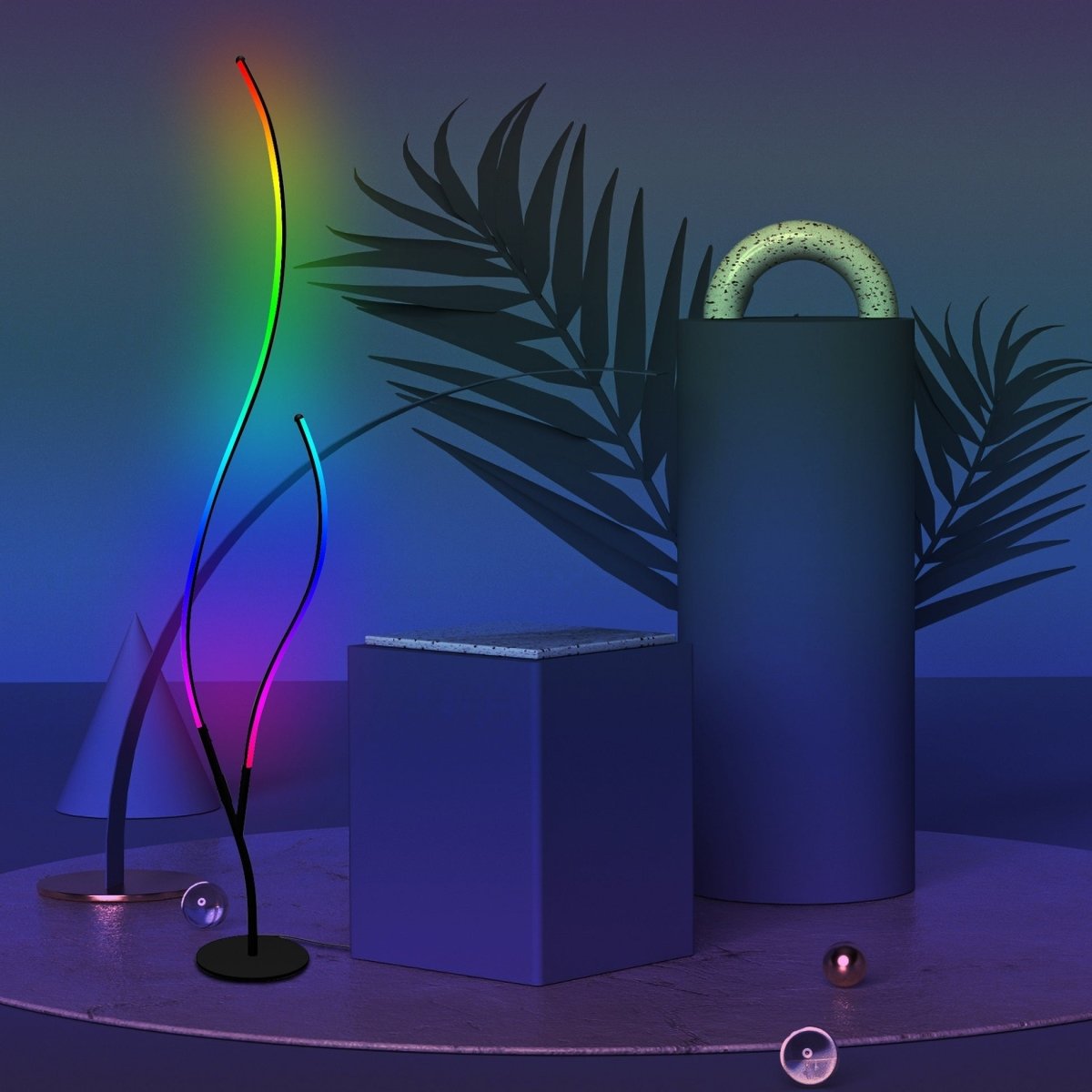 Color Ripple Floor LED Lamp - Cosas y Punto