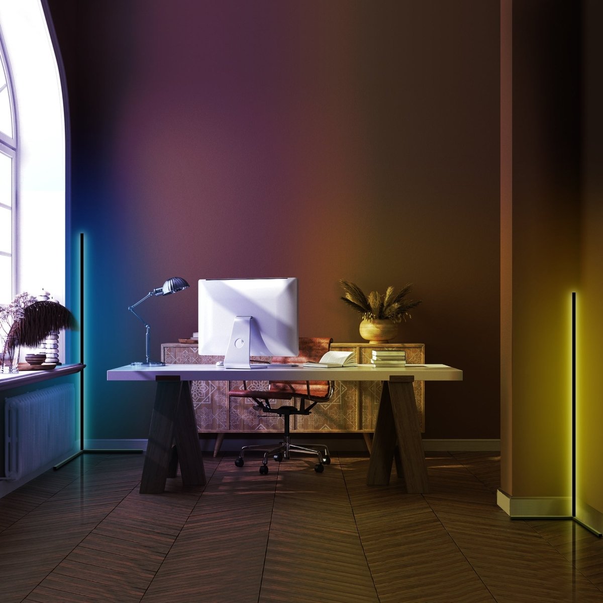 Corner Floor Color Lamp - Cosas y Punto