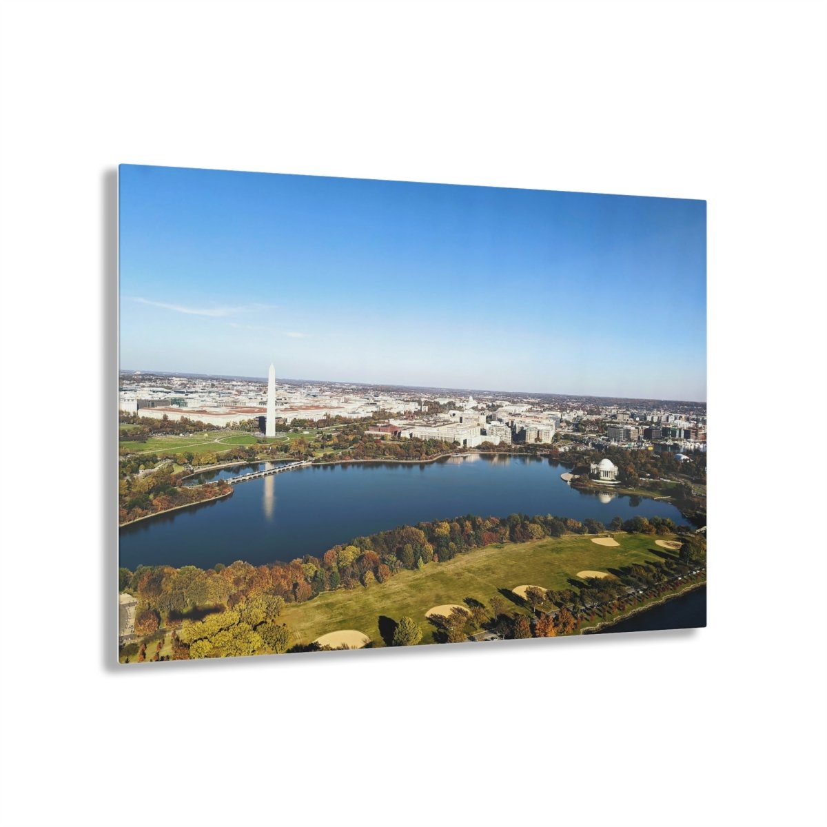 DC by air on Acrylic Glass Wall Art - Cosas y Punto