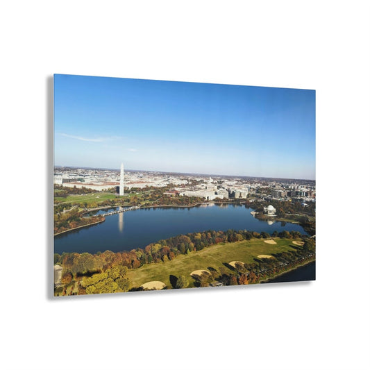 DC by air on Acrylic Glass Wall Art - Cosas y Punto