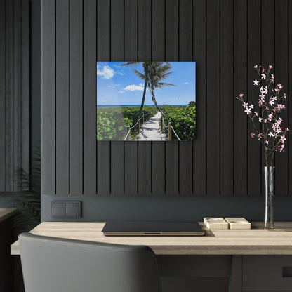 Entering Paradise on Acrylic Glass Wall Art - Cosas y Punto