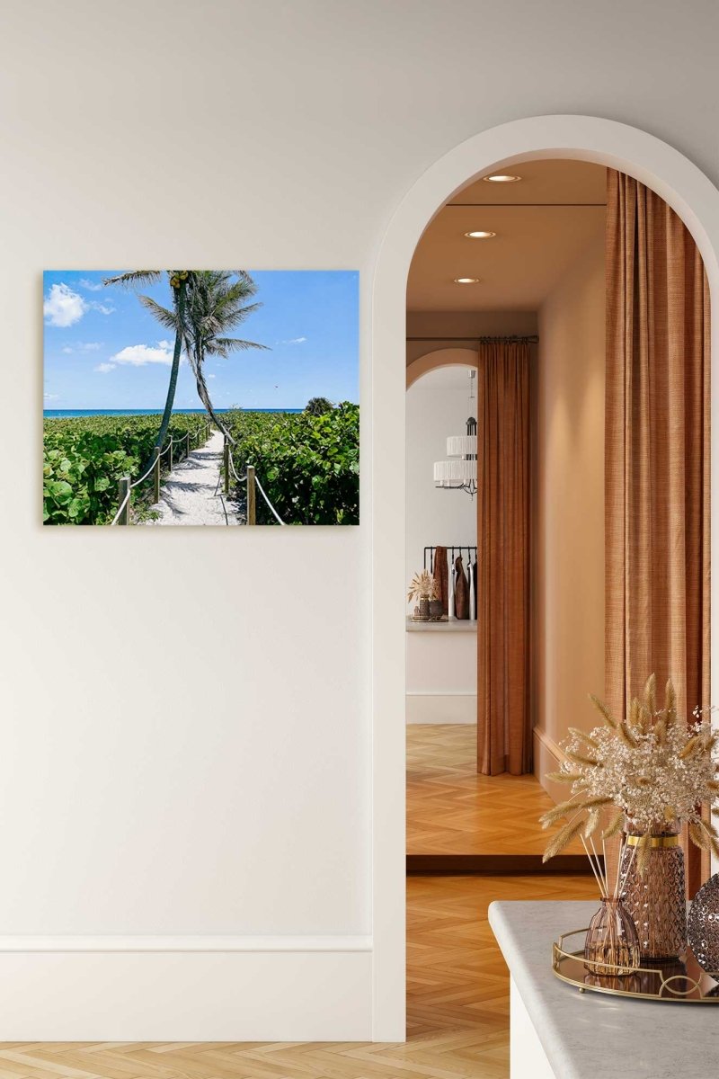 Entering Paradise on Acrylic Glass Wall Art - Cosas y Punto