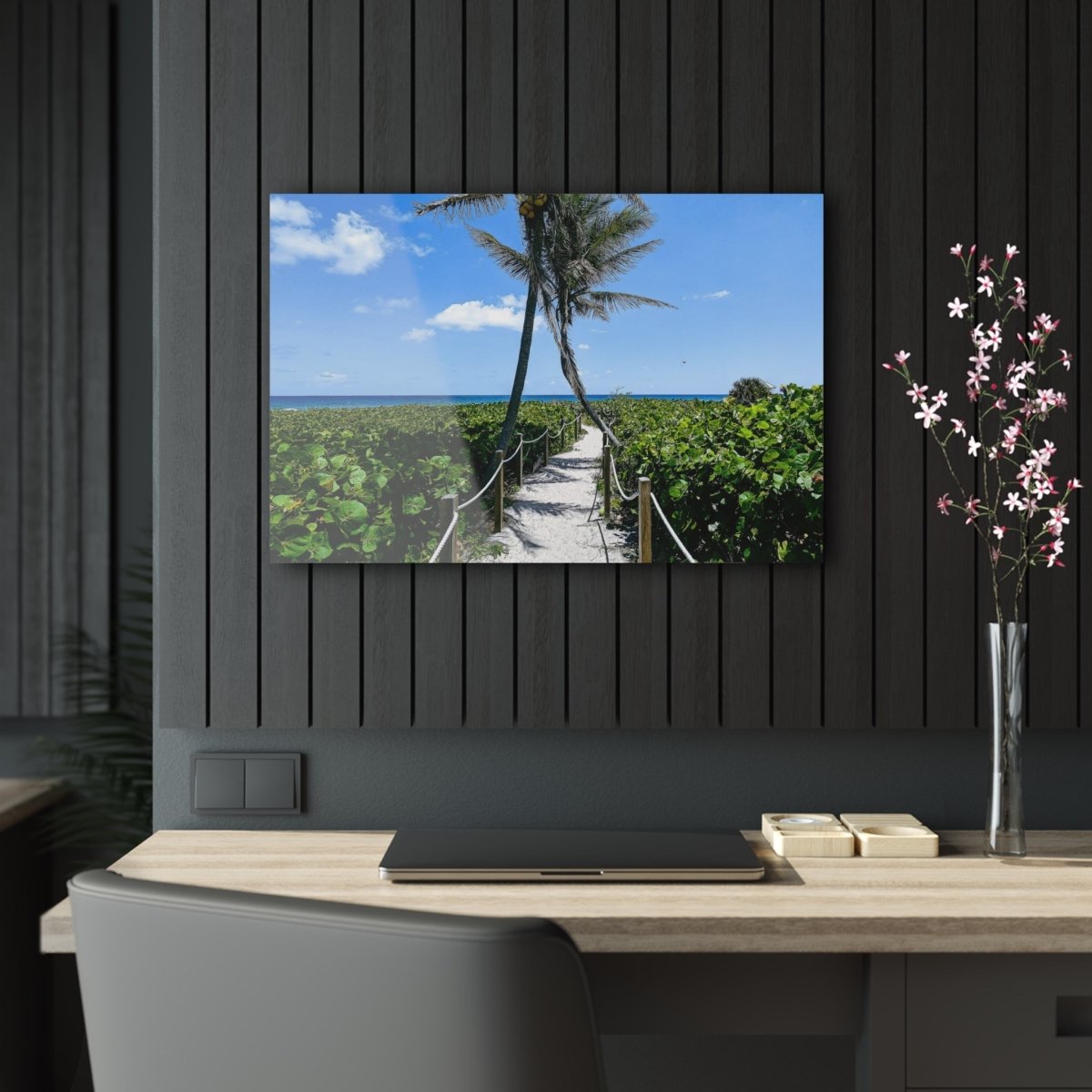 Entering Paradise on Acrylic Glass Wall Art - Cosas y Punto