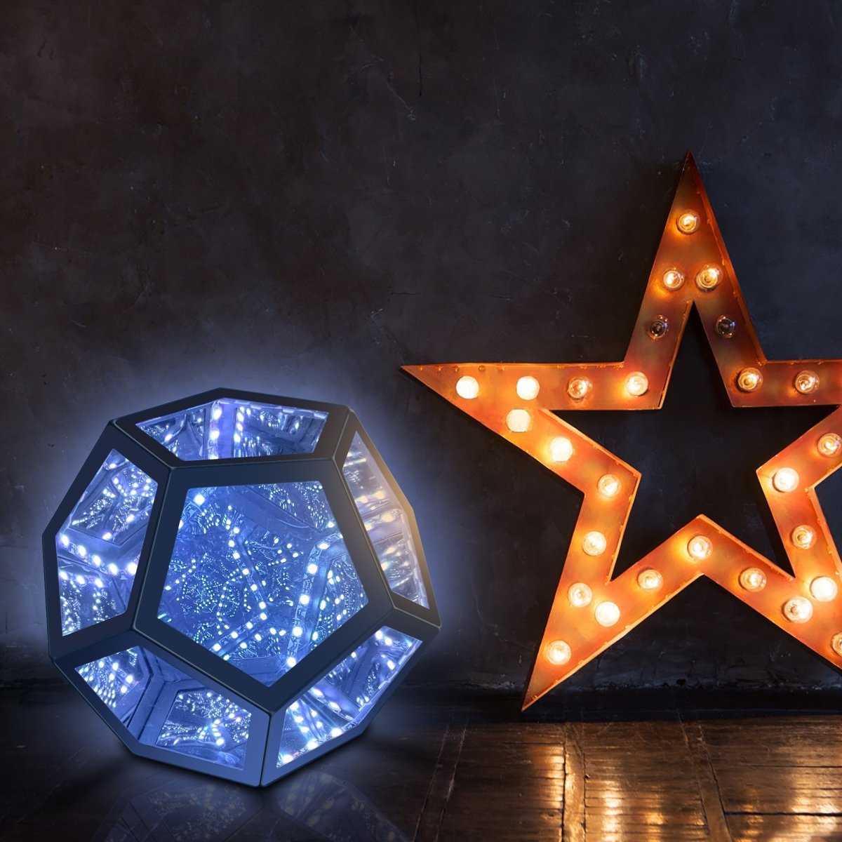 Infinity Dodecahedron Magic Table Lamp - Cosas y Punto