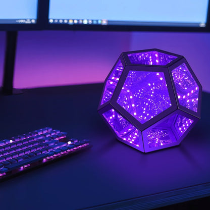 Infinity Dodecahedron Magic Table Lamp - Cosas y Punto