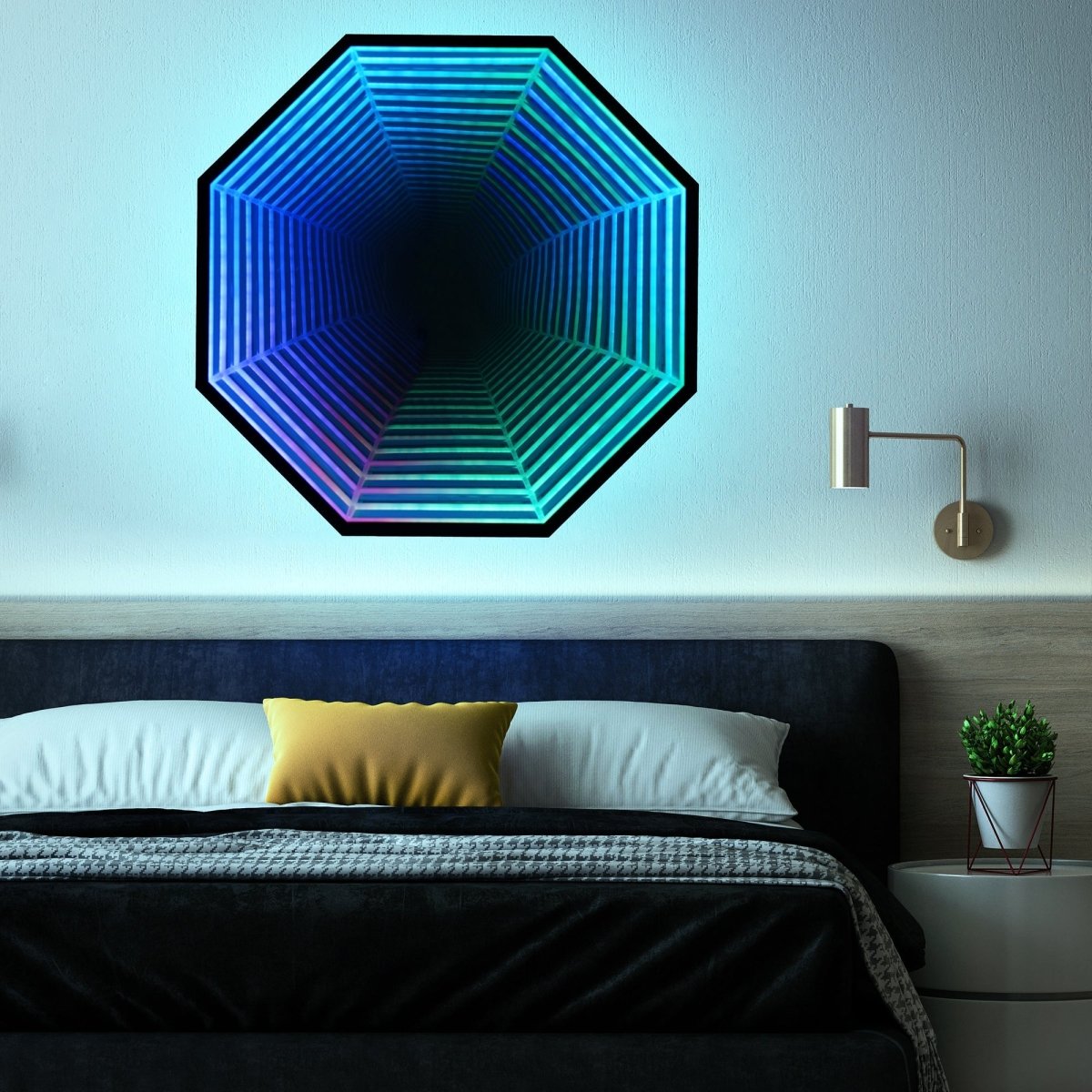 Infinity Mirror Color Light - Cosas y Punto