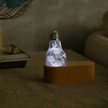 LED Wood Light Base - Cosas y Punto