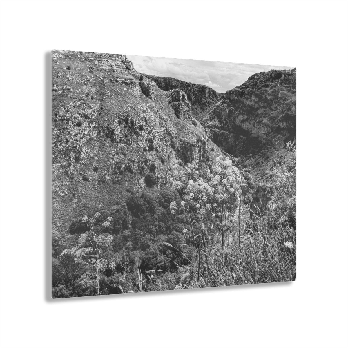 Mountains in Matera on Acrylic Glass Wall Art - Cosas y Punto