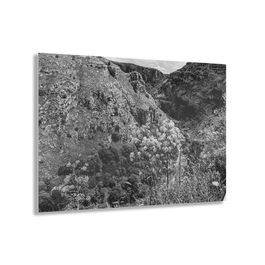 Mountains in Matera on Acrylic Glass Wall Art - Cosas y Punto