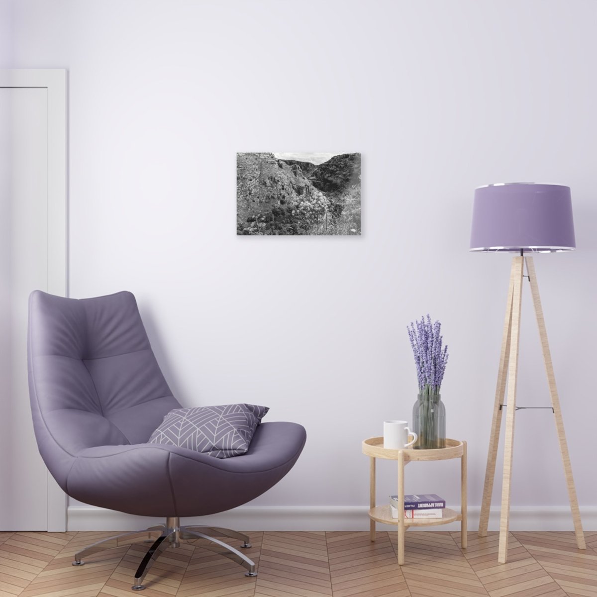 Mountains in Matera on Acrylic Glass Wall Art - Cosas y Punto