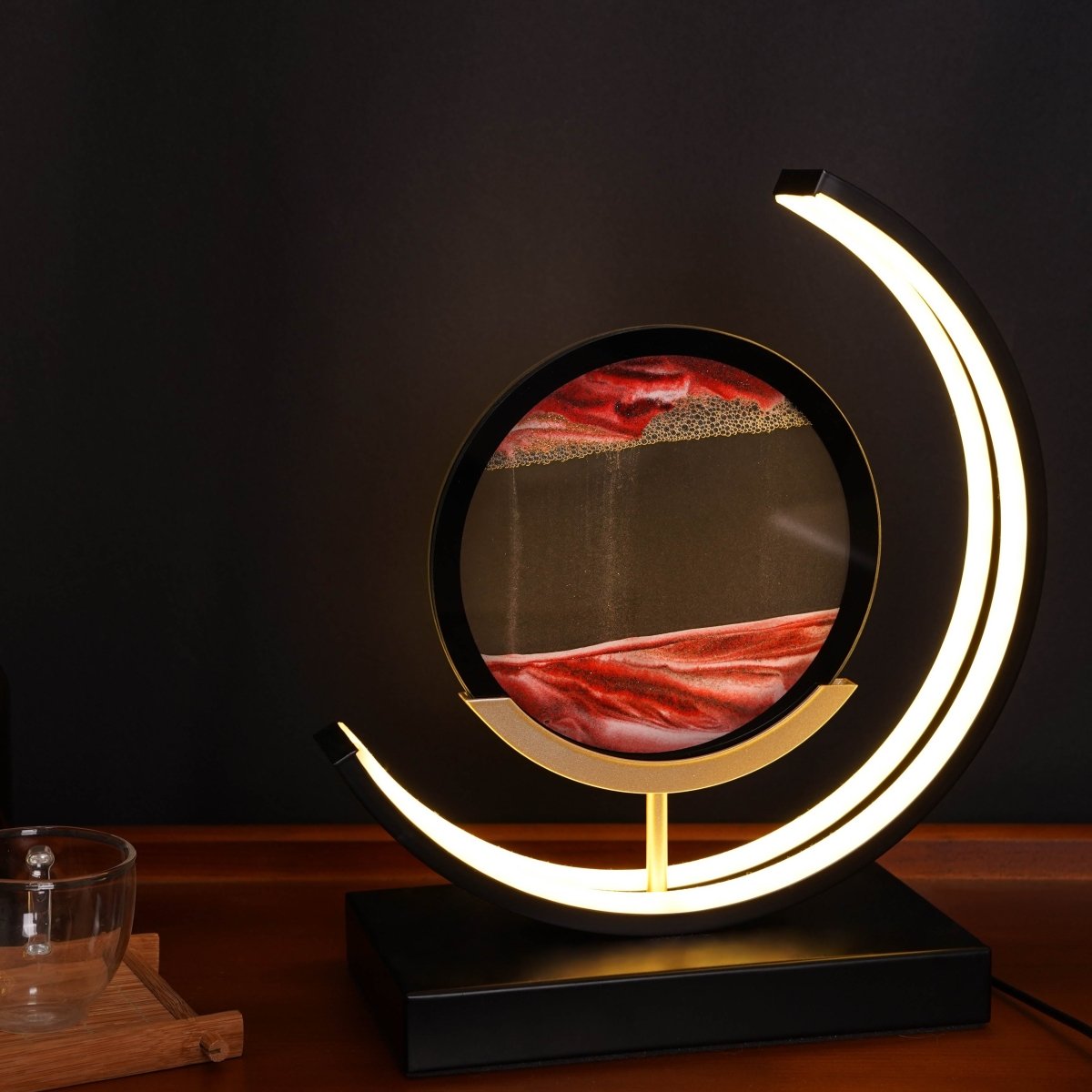 Moving Sand LED Table Lamp - Cosas y Punto