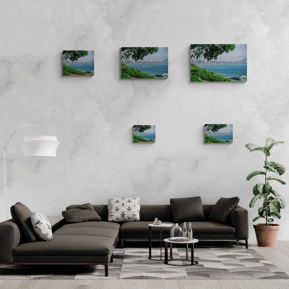 Overlooking the Pacific in Lima Peru on Acrylic Glass Wall Art - Cosas y Punto