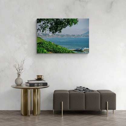 Overlooking the Pacific in Lima Peru on Acrylic Glass Wall Art - Cosas y Punto