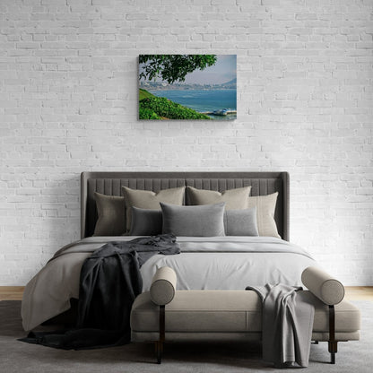 Overlooking the Pacific in Lima Peru on Acrylic Glass Wall Art - Cosas y Punto