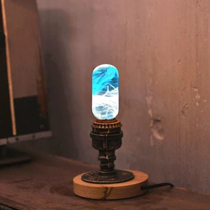 Resin LED Lightbulb - Blue - Cosas y Punto