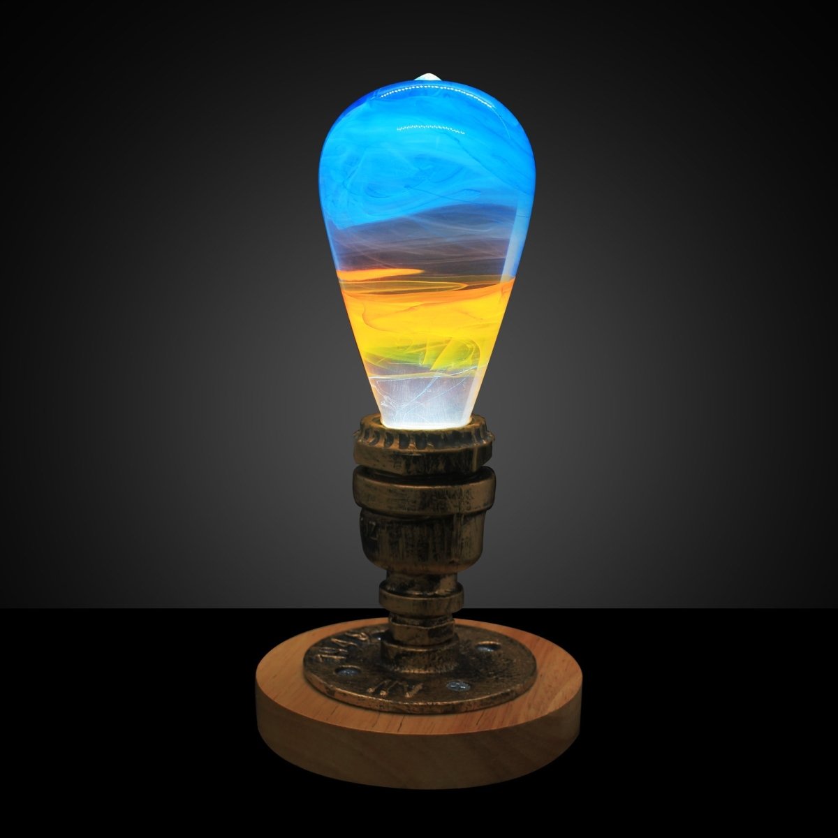 Resin LED Lightbulb - Fire - Cosas y Punto