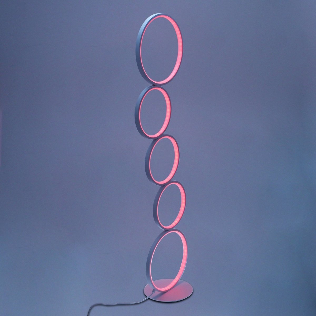 RGB Color Minimalist Circular Floor Lamp - Cosas y Punto