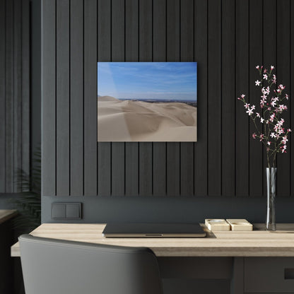 Sand Dunes in Ica Peru on Acrylic Glass Wall Art - Cosas y Punto