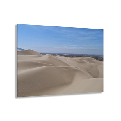 Sand Dunes in Ica Peru on Acrylic Glass Wall Art - Cosas y Punto