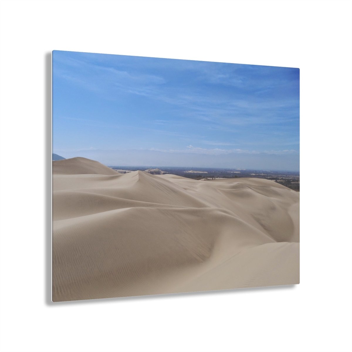 Sand Dunes in Ica Peru on Acrylic Glass Wall Art - Cosas y Punto