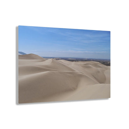 Sand Dunes in Ica Peru on Acrylic Glass Wall Art - Cosas y Punto