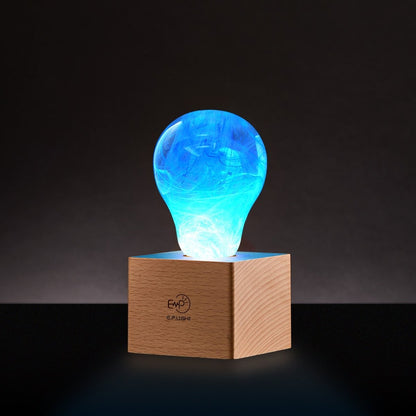 Table Lamp with Resin LED Lightbulb - Memory - Cosas y Punto