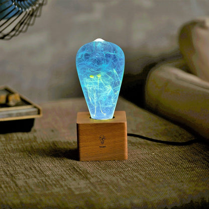 Table Lamp with Resin LED Lightbulb - Mind - Cosas y Punto