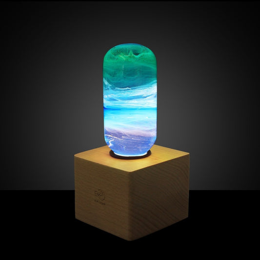 Table Lamp with Resin LED Lightbulb - Prairie - Cosas y Punto