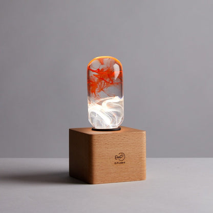 Table Lamp with Resin LED Lightbulb - Tango - Cosas y Punto