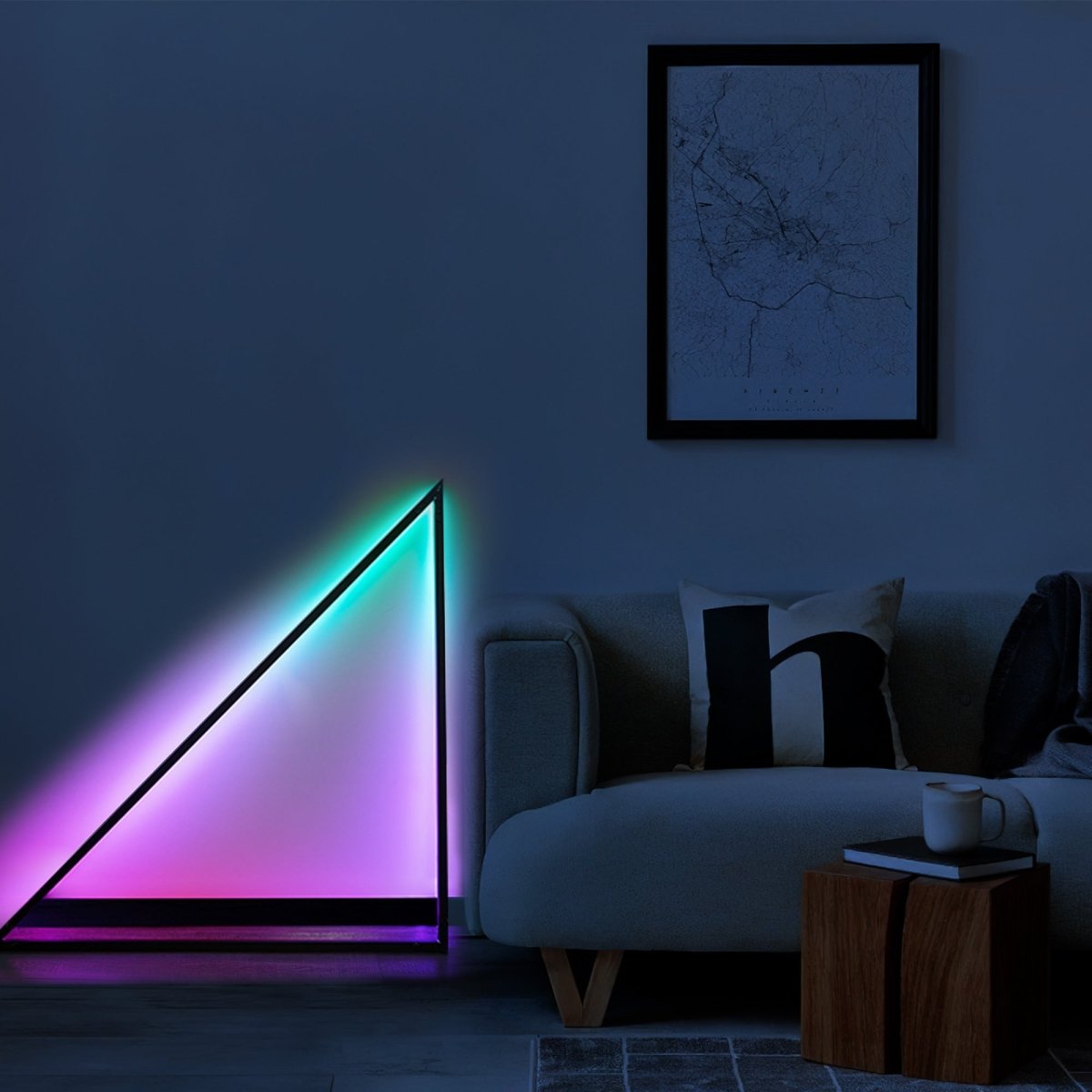 Triangle Music Sync Color Light - Cosas y Punto