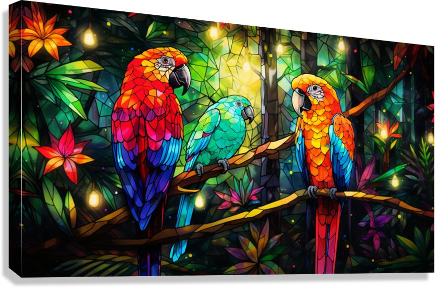 Tropical Symphony: Parrots & Fireflies - Cosas y Punto